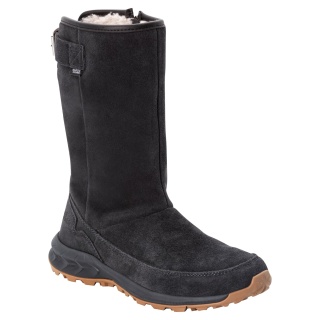 Jack Wolfskin Winter Boots Queenstown Texapore (Leather Boots, Side Zip) Phantom Grey Women